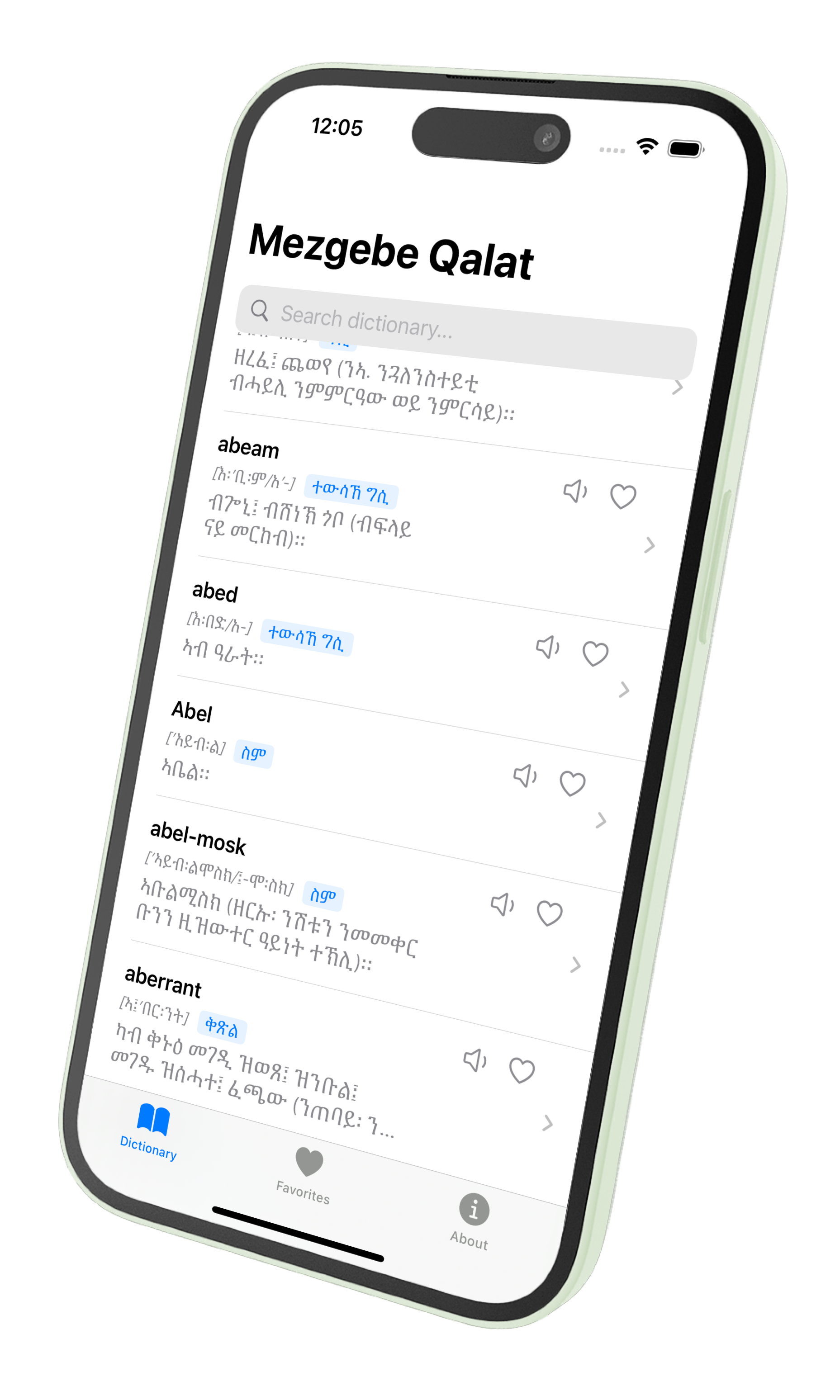 App Home Screen on iPhone 16 Pro